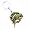 Custom 3D Cut Out Metal Hunger Game Bird Shape Key Chain Holder