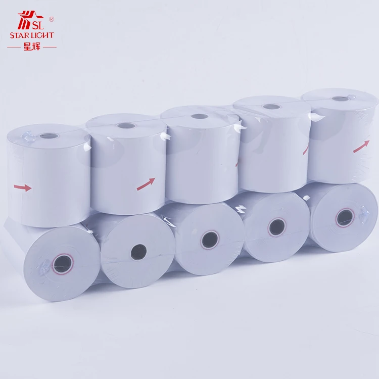 
50 rolls of a box blank thermal paper BPA FREE 80*80 