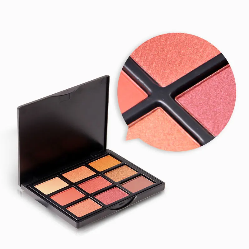 

POPFEEL 9 Warm Colors Eye Shadow Palette Matte Eyeshadow Long-lasting Easy To Wear Eyeshadow Palette Cosmetics Makeup