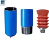 Run in a casing assembly API float collar and float shoe