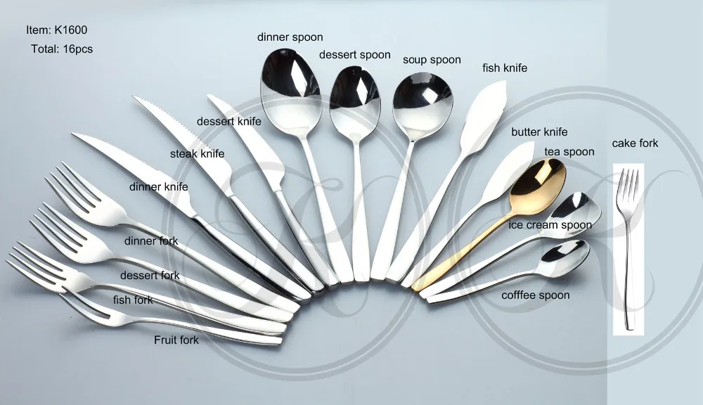 High Quality Cutlery Set Wholesale In End Of 2018,100 Earn Money
