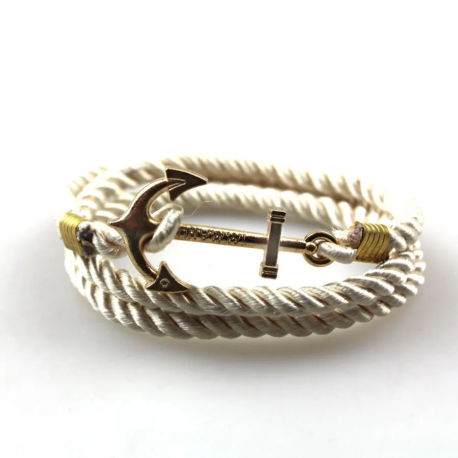 

New vintage bracelet for women and men Woven multi layer anchor bracelets antique copper alloy bracelets, Picture shows