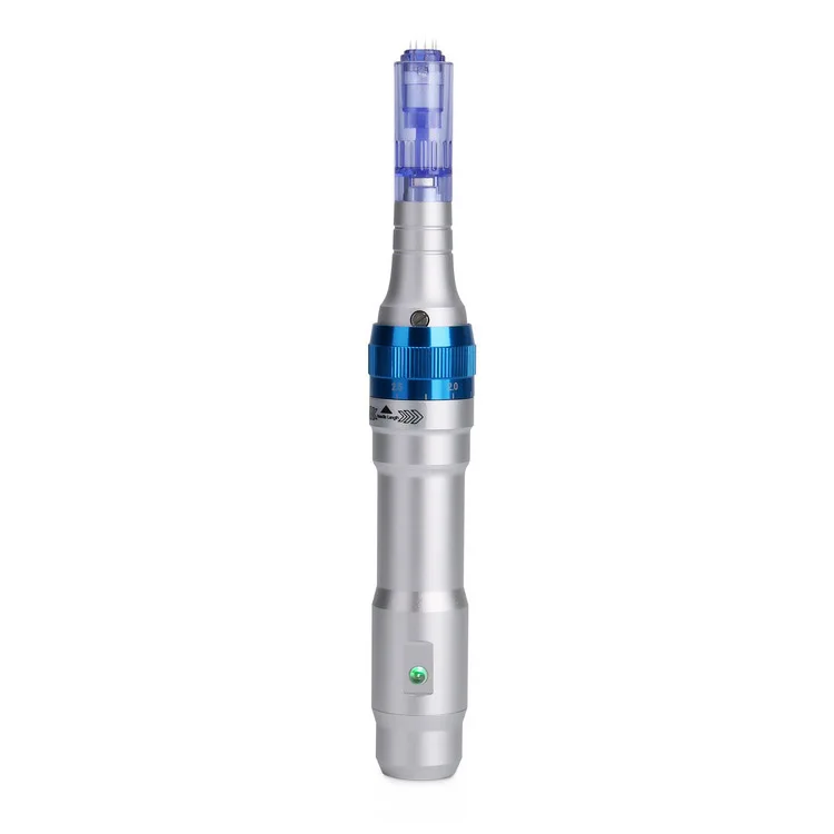 

Electric Dr Derma Pen Wireless Dr Pen Powerful Ultima A6 Microneedle Dermapen Meso Rechargeable Dr Pen, Silver
