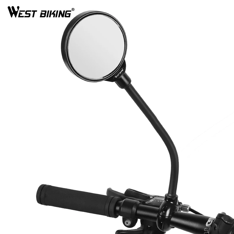 

WEST BIKING MTB Mirror Cycling Frame Tires Mirror Aluminium Other Bicycle Accessories Bike Cycling Bicicleta Rearview Mirror, Black