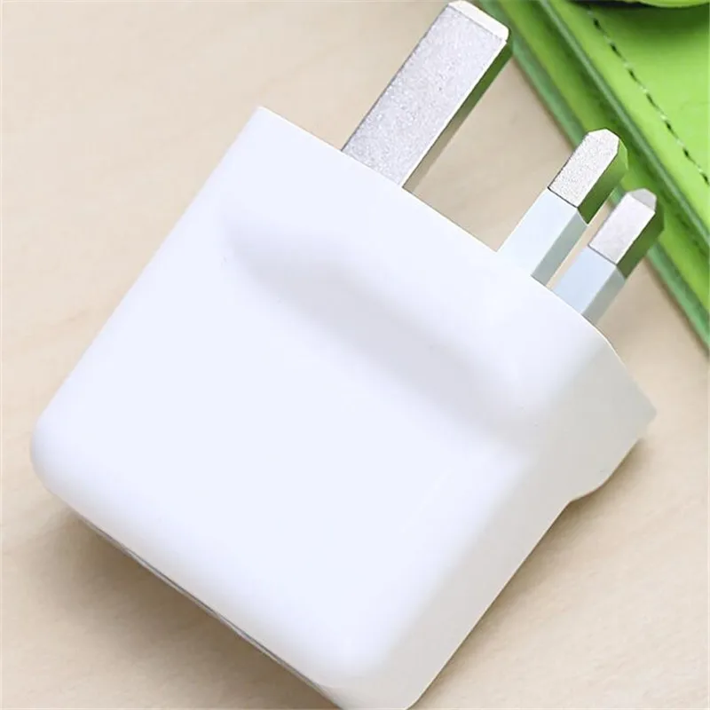 

original OEM high quality wall charger 5v 3.1a UK plug usb travel charger, White