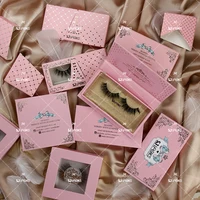 

Wholesale faux mink lash 3D silk lash synthetic false eyelashes custom box with logo