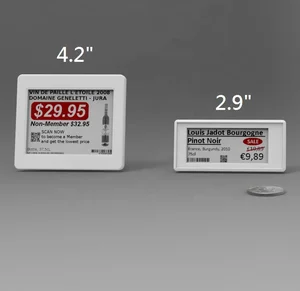 Wireless transmission zero power electronic shelf label 2.4g esl