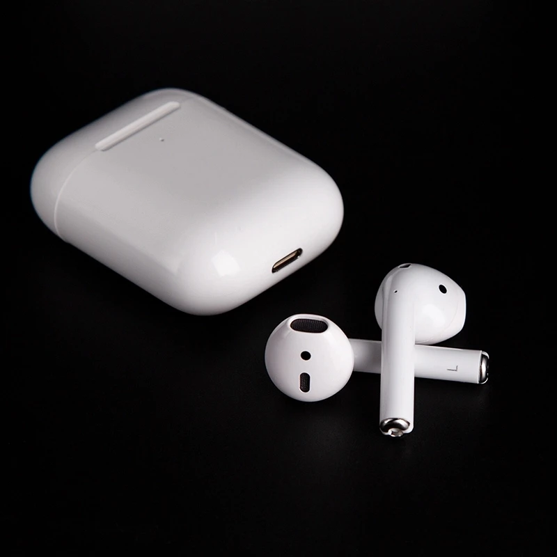 

2019 earbuds original tws headphone i200 tws wireless earphone with wireless charging case, White