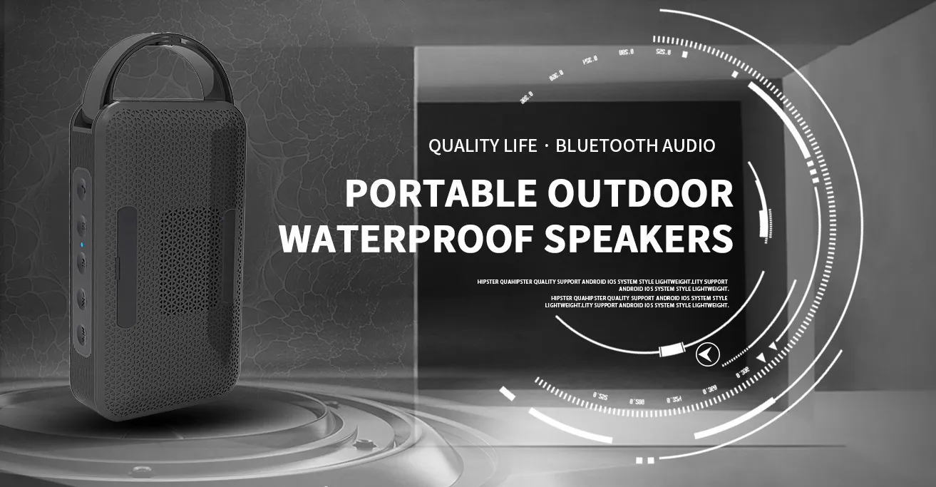 2019 hot selling CET car bluetooth speaker handsfree call rich bass speaker factory cheap price - ANKUX.COM