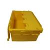 portable attached lid container,nest retail tote bin and nesting bulk container