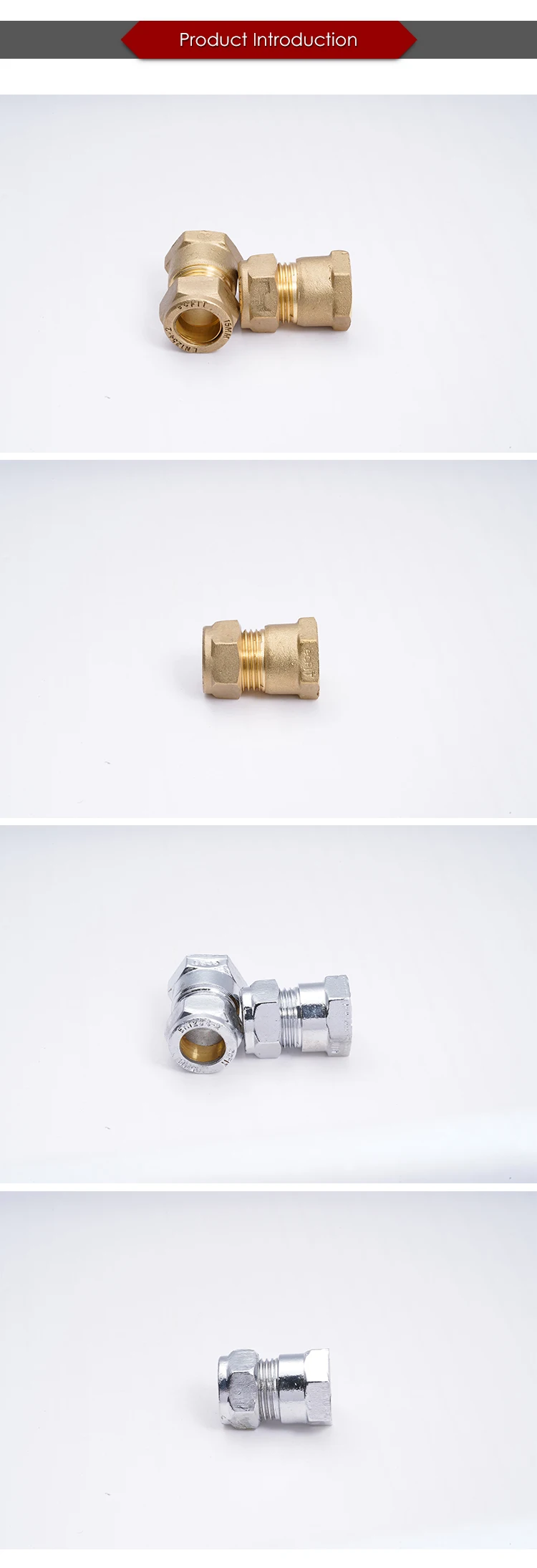 High-Quality Male to Female Brass Bushing Fittings Adapter