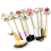 

8pcs Professional Make Up Brushes Eyeshadow Foundation Blush Cosmetic Brush Set Kit Tool Sailor Moon Makeup Brushes