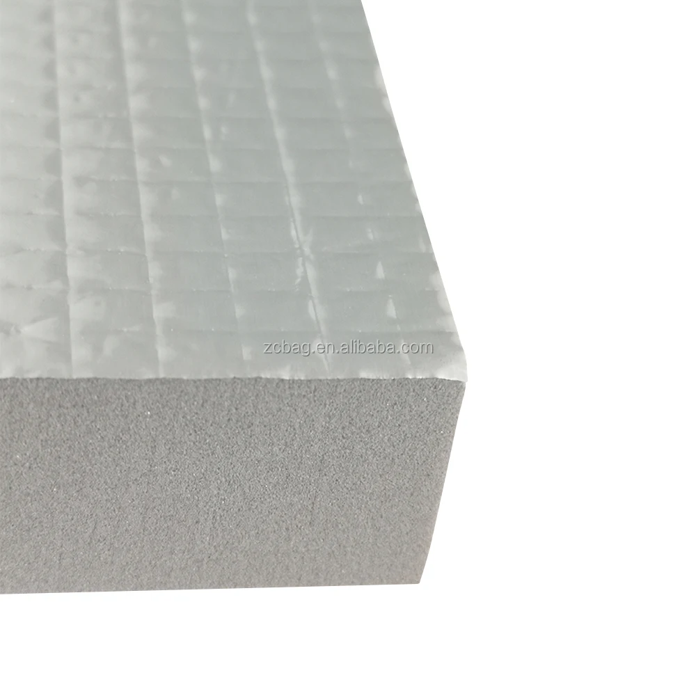 Recycled Closed Cell Polyethylene Foam With Aluminum Foil Self Adhesive