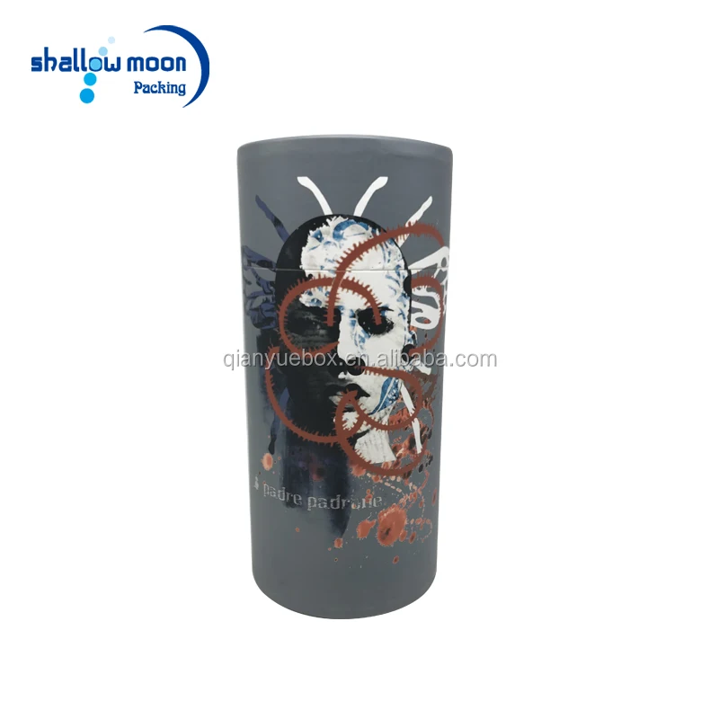 Round Kraft Postal Mailing Packaging Paper Tube With Plastic Caps