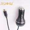 Multi socket mobile phone 5V 3A USB car charger with Charging Cable Data line