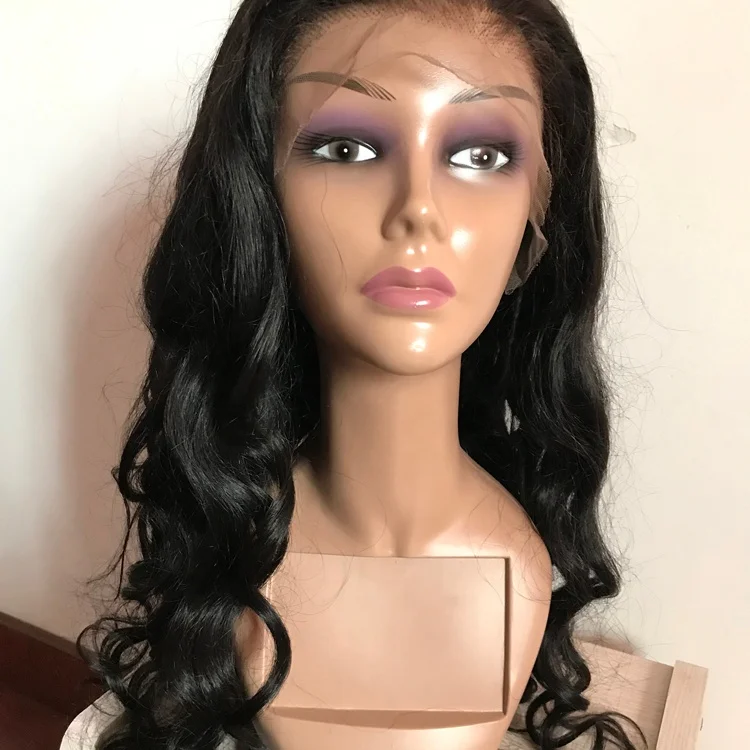 

Ready to ship wholesale body wave brazilian human hair full lace wigs