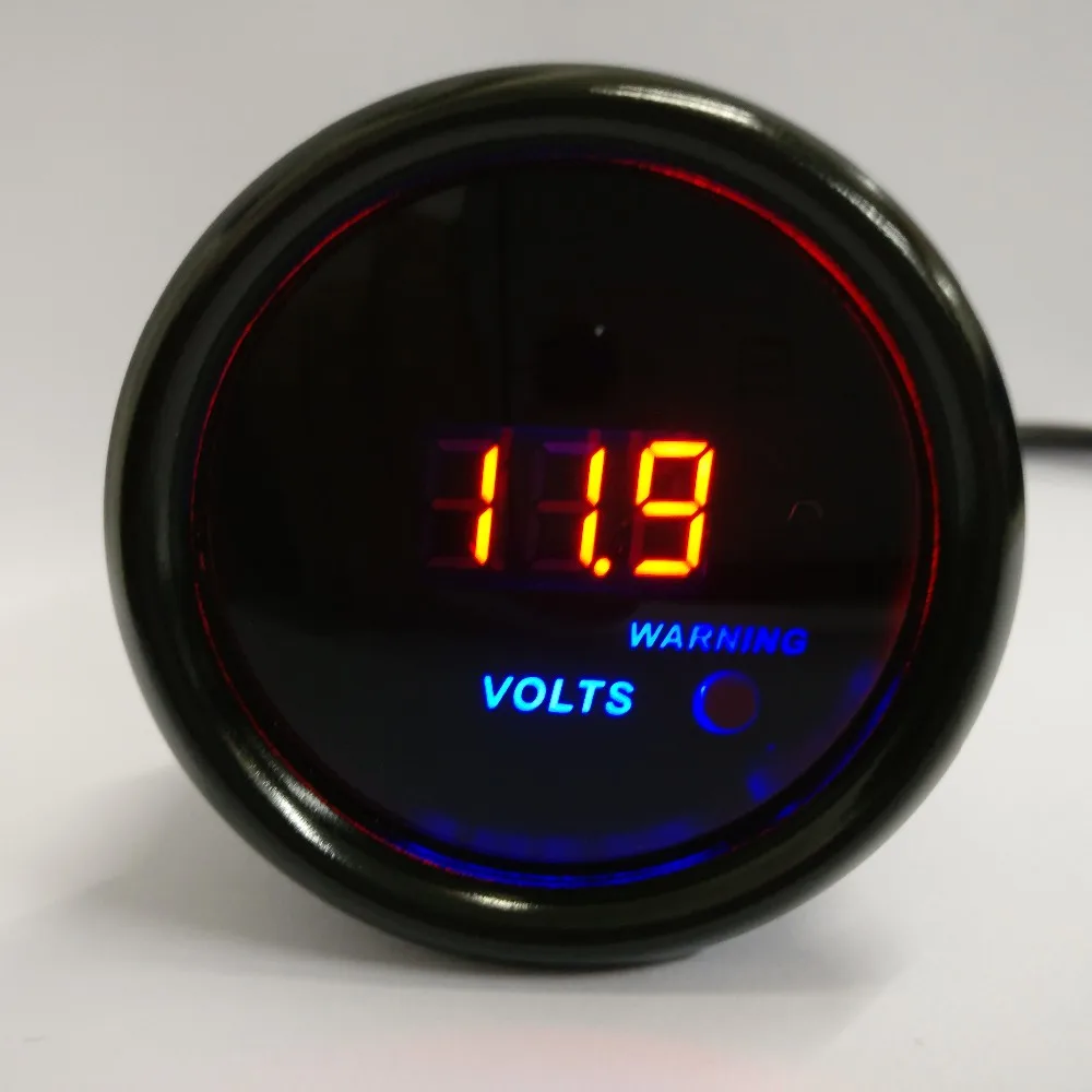 2inches(52mm) Gauge Electronic Voltmeter Voltage Volt Gauge Meter Red