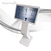 Stock splatter screen shield wall mounting allow vga support touch screen video kiosk for street