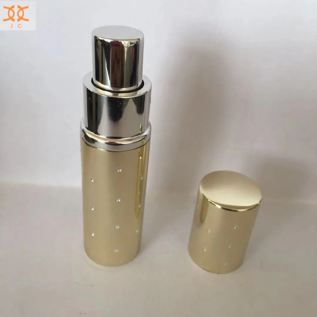 
5ml/10ml/15ml/20ml High Quality Silver Aluminium Perfume Bottle,Travel Set Refillable Perfume Atomizer with printing 