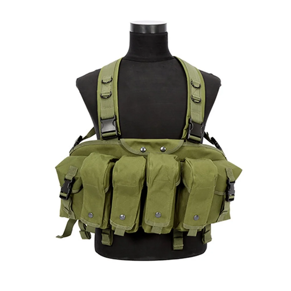 Lightweight Military Ak Vest With Tactical Mag Pouches For Ak 47 - Buy ...