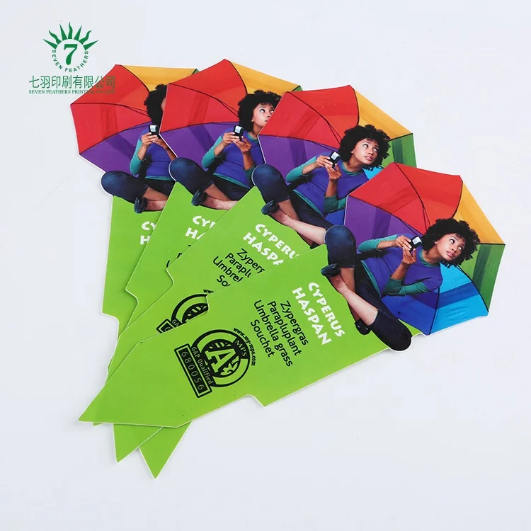 

Promotional High Quality Waterproof Custom Printing Plastic Plant Wood Tag Label, Custom color