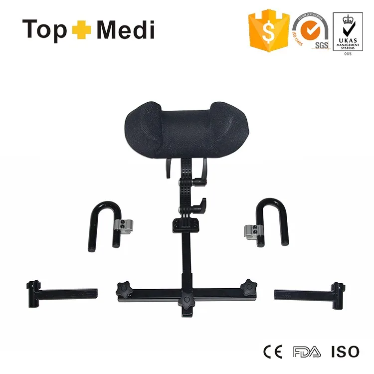 New Design Wheelchair Parts Adjustable Wheelchair Headrest Removable