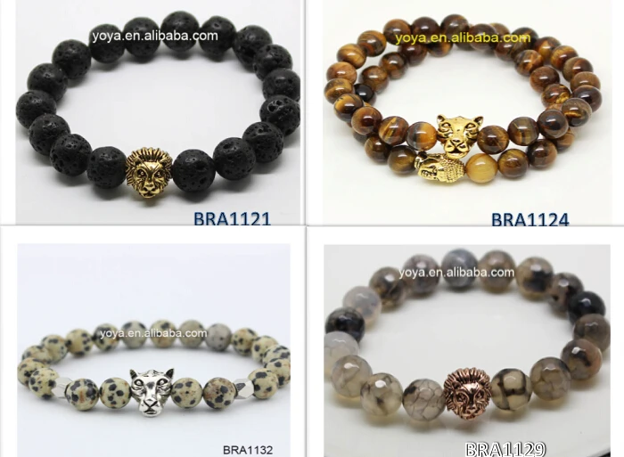 Fashion Bro0809 Bead Bracelet Animal Head Owl Men Fashion Bro0809 Bead Bracelet Animal Head Owl Men