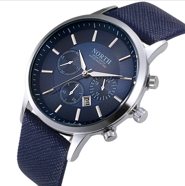 

NORTH men's multi-function sports quartz belt watch, Colors