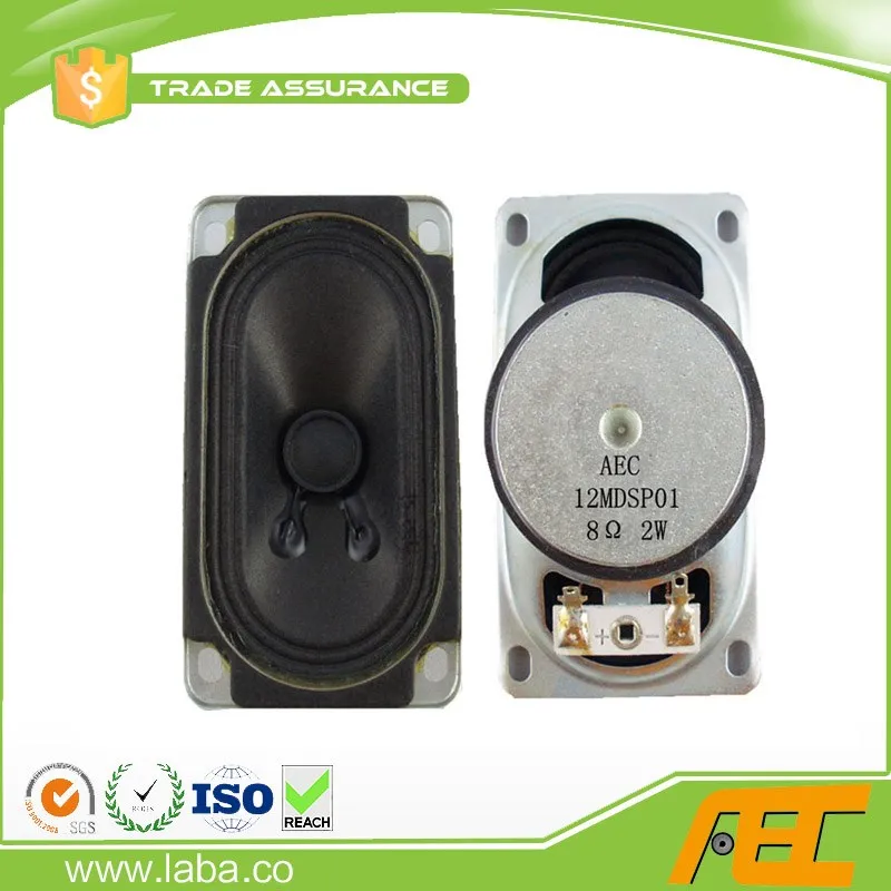Hot Selling 50*90mm Rectangle Speaker Parts 8ohm 3w TV Lautsprecher
