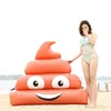 Emoji Swimming Pool Float Brown Inflatable Poop float Stool Fun Toy poo raft For Pool Parties inflatable adult raft