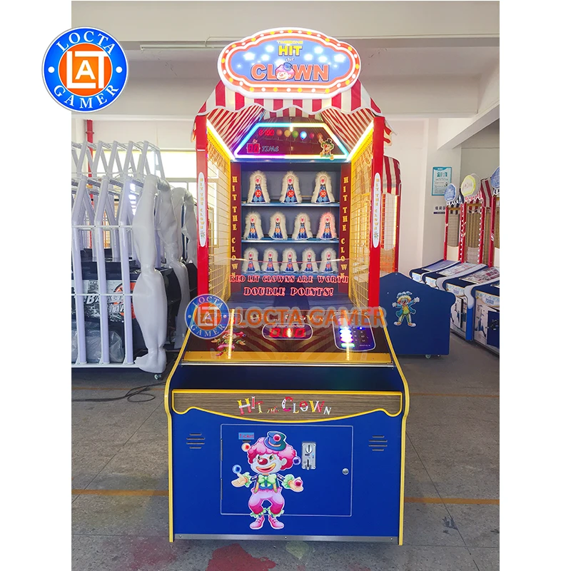 Newest Indoor Coin Operated Ball Toss Arcade Carnival Game Down The