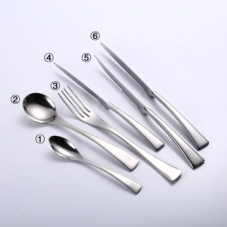 Cutlery Set Customized With Logo Spoons Forks Knives Stainless Steel Cutlery Set High Quality