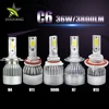 Super Bright H11 9005 H4 H7 Led Headlight Bulbs,High Power 3800Lm C6 Led Car Headlight Conversion Kit