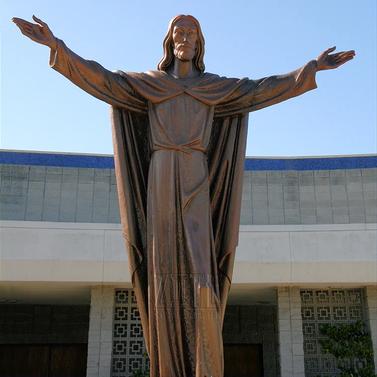 热卖户外青铜耶稣基督雕像