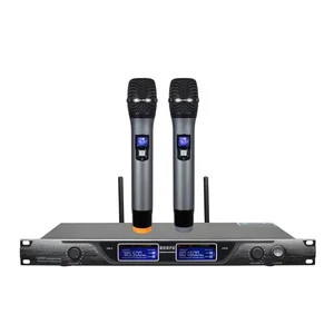 UHF Handheld Wireless Microphone Stage