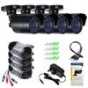 waterproof AHD 2MP 4ch cctv security camera kit