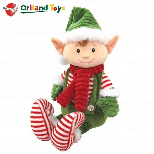 christmas elf stuffed toy