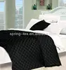 black luxury satin bedspread set