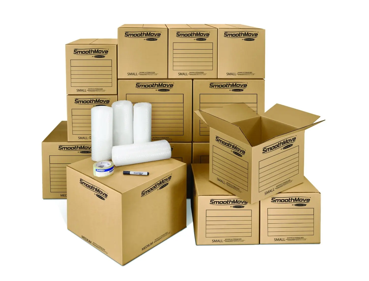 where to buy boxes and bubble wrap