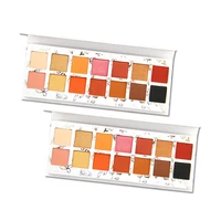 

Private label eyeshadow palette 14colors matte shimmer powder