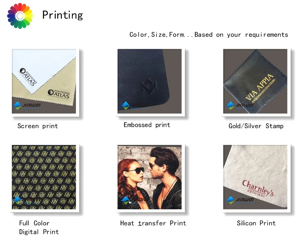 Low cost custom printed microfiber violin cleaning cloth with low price