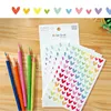 Heart Star Paper Sticker DIY Photo Album Decoration Sticker Scrapbooking diary kawaii stationery For Girls