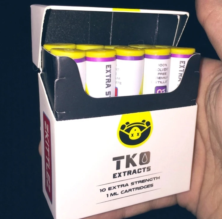 Best Price Tko Extracts 1ml Cbd Vape Pen Cartridge Vaporizer 510