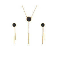 

S-129 xuping Long Chain Gold plated Jewelry Sets