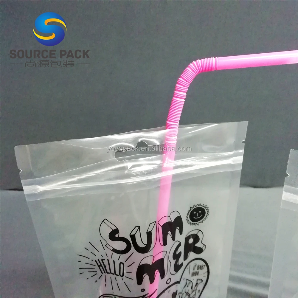Laminated Clear Stand Up Juice Pouches With Zipper Resealable Buy 16