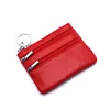 Hot sale PU leather multi pockets pretty small keychain women coin purse