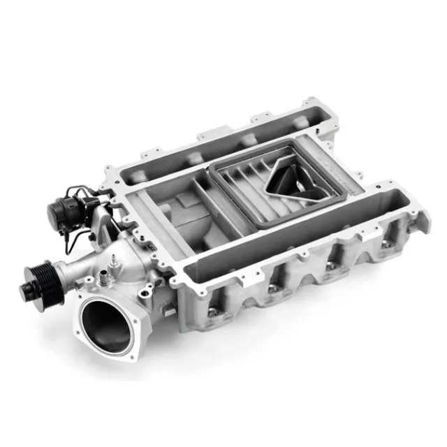 High performance 5-axis simultaneous motion cnc machined aluminum supercharger case