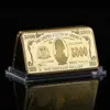 Hot Sale America Square Commemorative Coin Five Thousand Dollars Gold Plated 24k Antiqu Souvenir Coin
