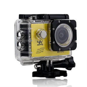 Ultra HD 4K 60fps Action Camera Screen & External Mic