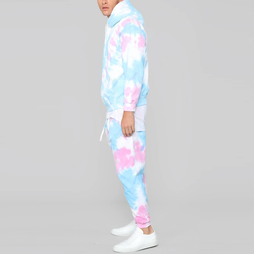 tie dye sweatsuit men